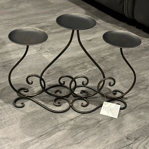 NWT brown candle holder